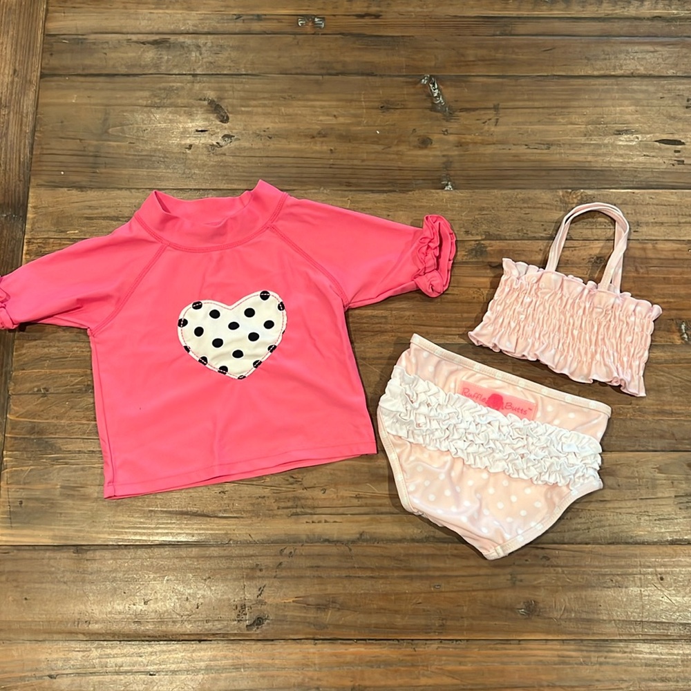 Girls Ruffle Butts 18-24m Swim